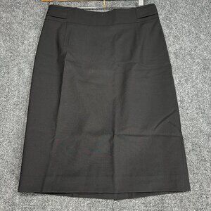 Classiques  Entier Skirt Womens 8 Back Wool Stretch Pencil Lined Back Zip Vent